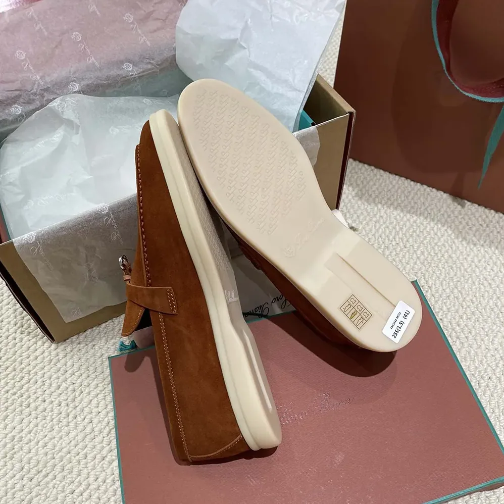 Loro Piana Summer Charms Walk Loafers for Unisex in Tan Loro Piana Summer Charms Walk Loafers for Unisex in Tan