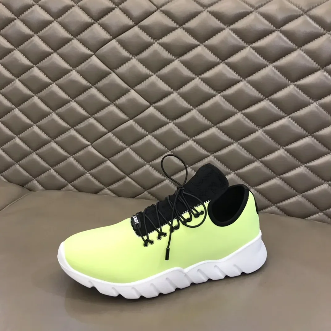 Fendi FD Faster Trainers Light Green Fendi FD Faster Trainers Light Green