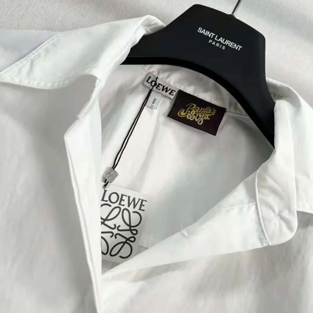 Loewe Cropped Workwear Shirt in Cotton for Women