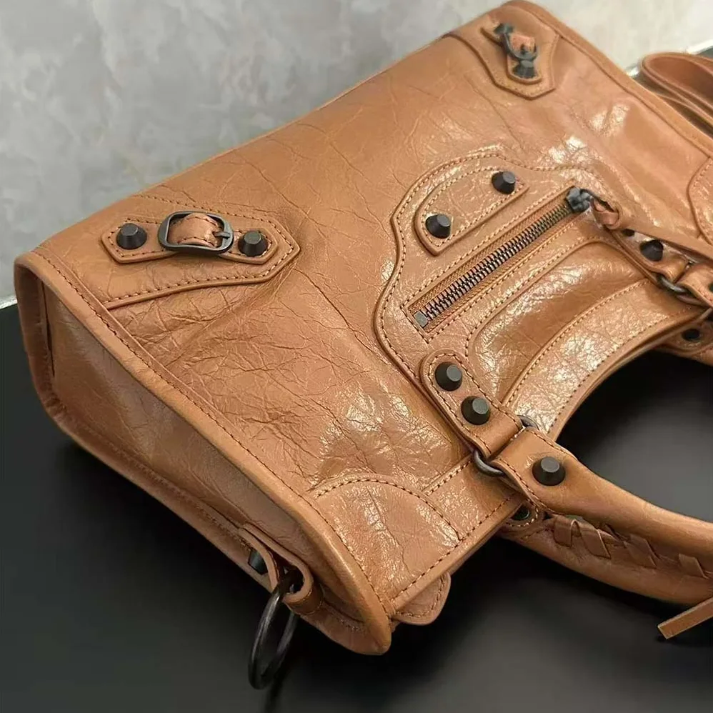 Balenciaga Le City Small Bag Metallized in Brown for Women Balenciaga Le City Small Bag Metallized in Brown for Women