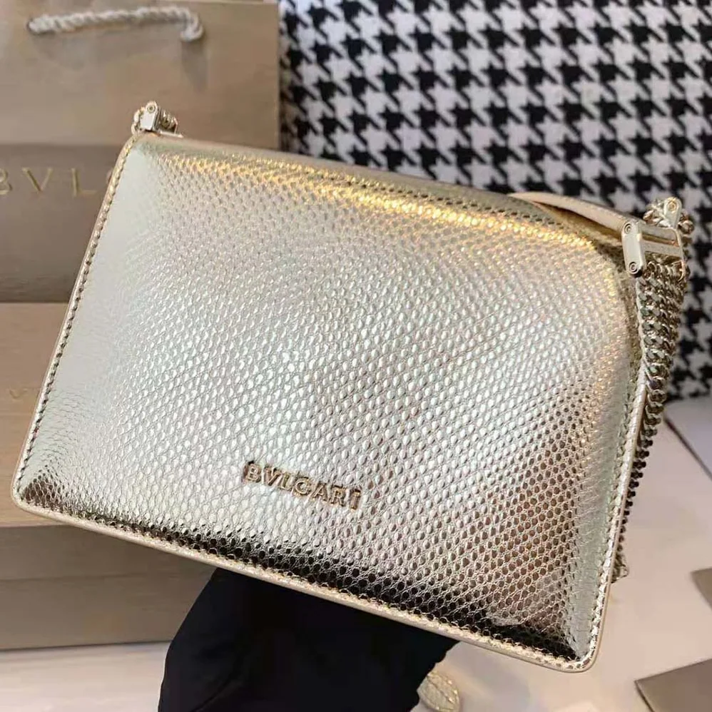 Bvlgari Serpenti Forever Shoulder Bag in Karung Leather for Women in Beige Bvlgari Serpenti Forever Shoulder Bag in Karung Leather for Women in Beige
