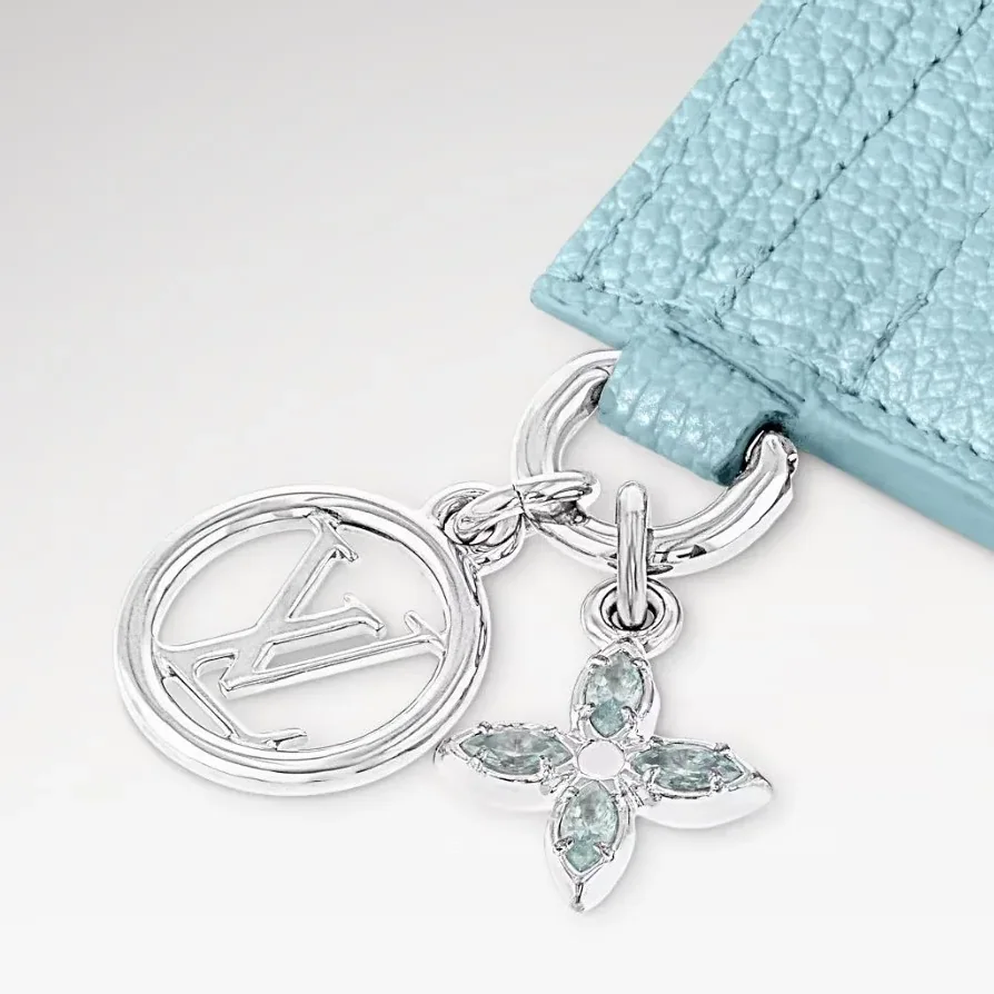 Louis Vuitton LV Charms Card Holder Azur Frost / Louis Vuitton LV Charms Card Holder Azur Frost /