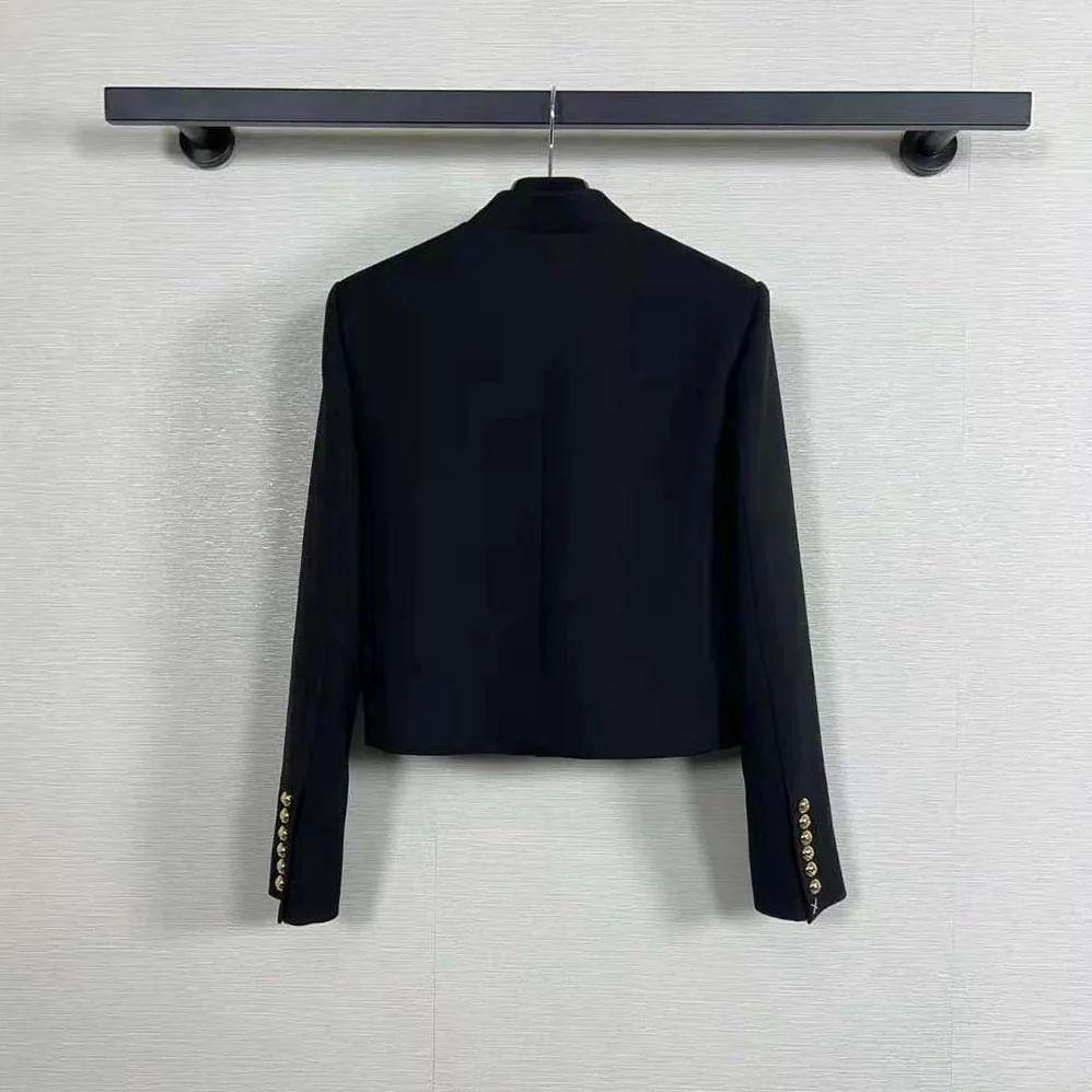 Celine Military Jacket in Wool Cloth for Women in Black Celine Military Jacket in Wool Cloth for Women in Black
