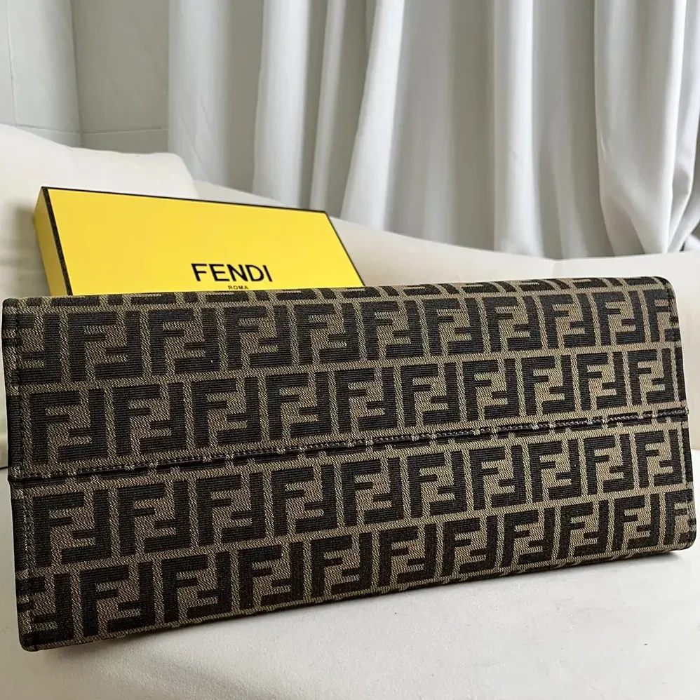 Fendi Shopper FENDI x FRGMT x POKÉMON Brown FF Fabric Bag for Unisex Fendi Shopper FENDI x FRGMT x POKÉMON Brown FF Fabric Bag for Unisex