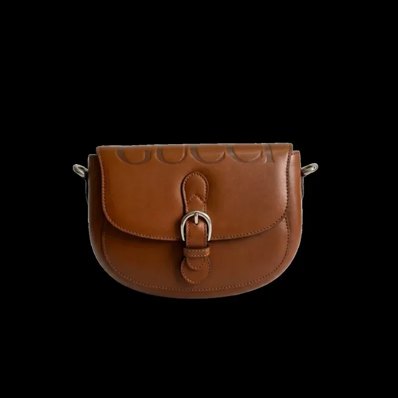 Gucci Aria Shoulder Bag in Brown Gold Hardware