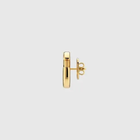 Gucci Marmont Stud Earrings Gold Hardware