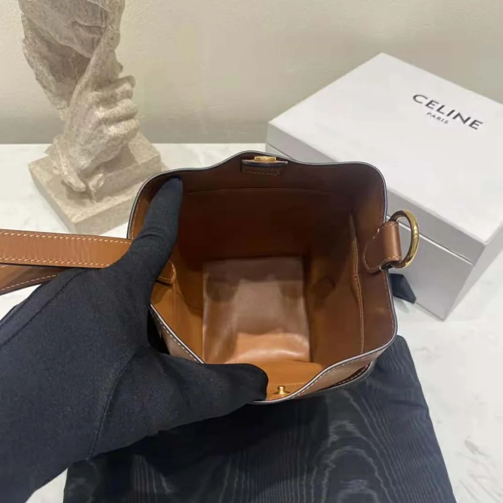 Celine Strap Box in Smooth Calfskin for Women in Tan