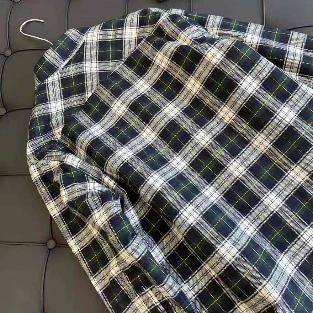 Celine Overshirt in Tartan Cashmere for Men