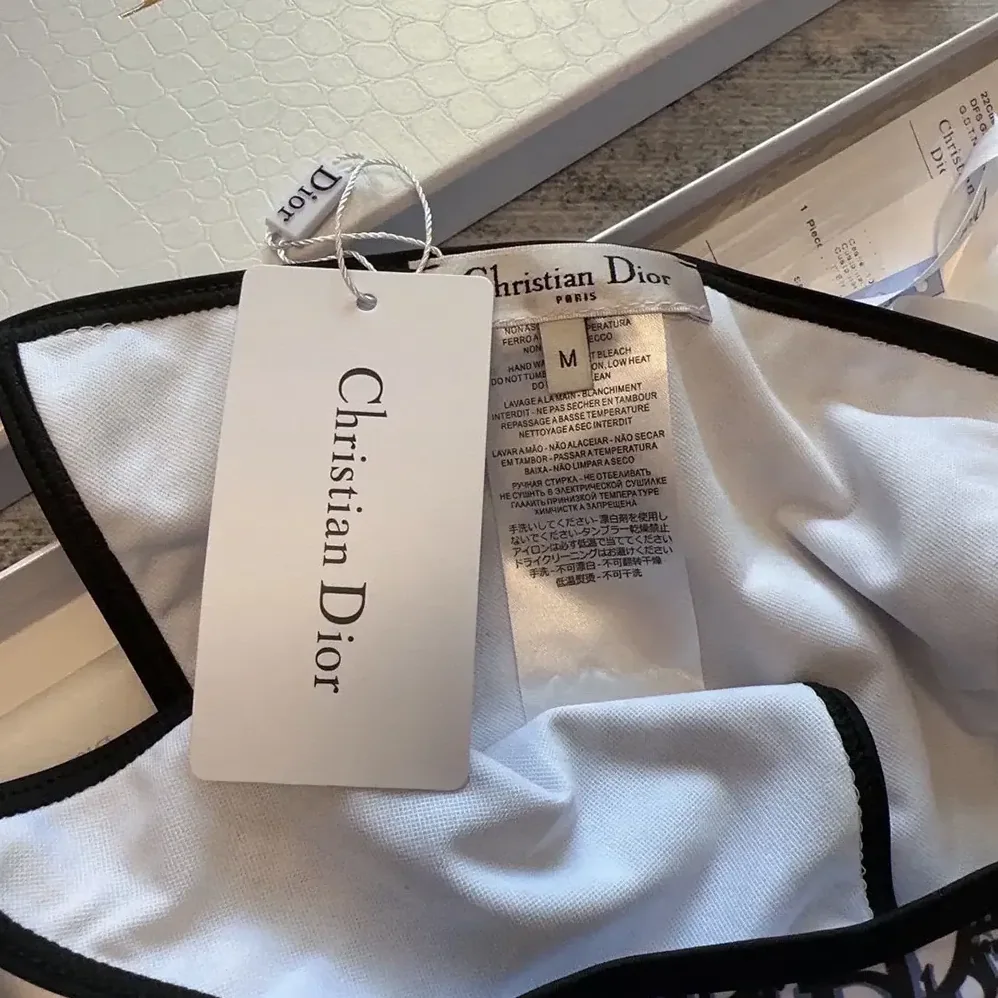 Dior Bikini Top / Bottom Blue Dior Oblique Technical Fabric for Women