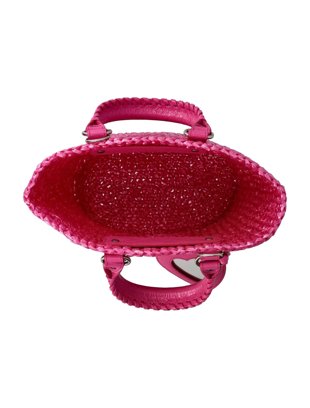 Balenciaga Le Cagole Small Panier Tote Bag Pink 11 Inches/ Balenciaga Le Cagole Small Panier Tote Bag Pink 11 Inches/