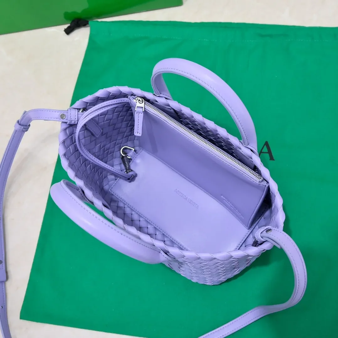 Bottega Veneta Mini Cabat Purple Bottega Veneta Mini Cabat Purple