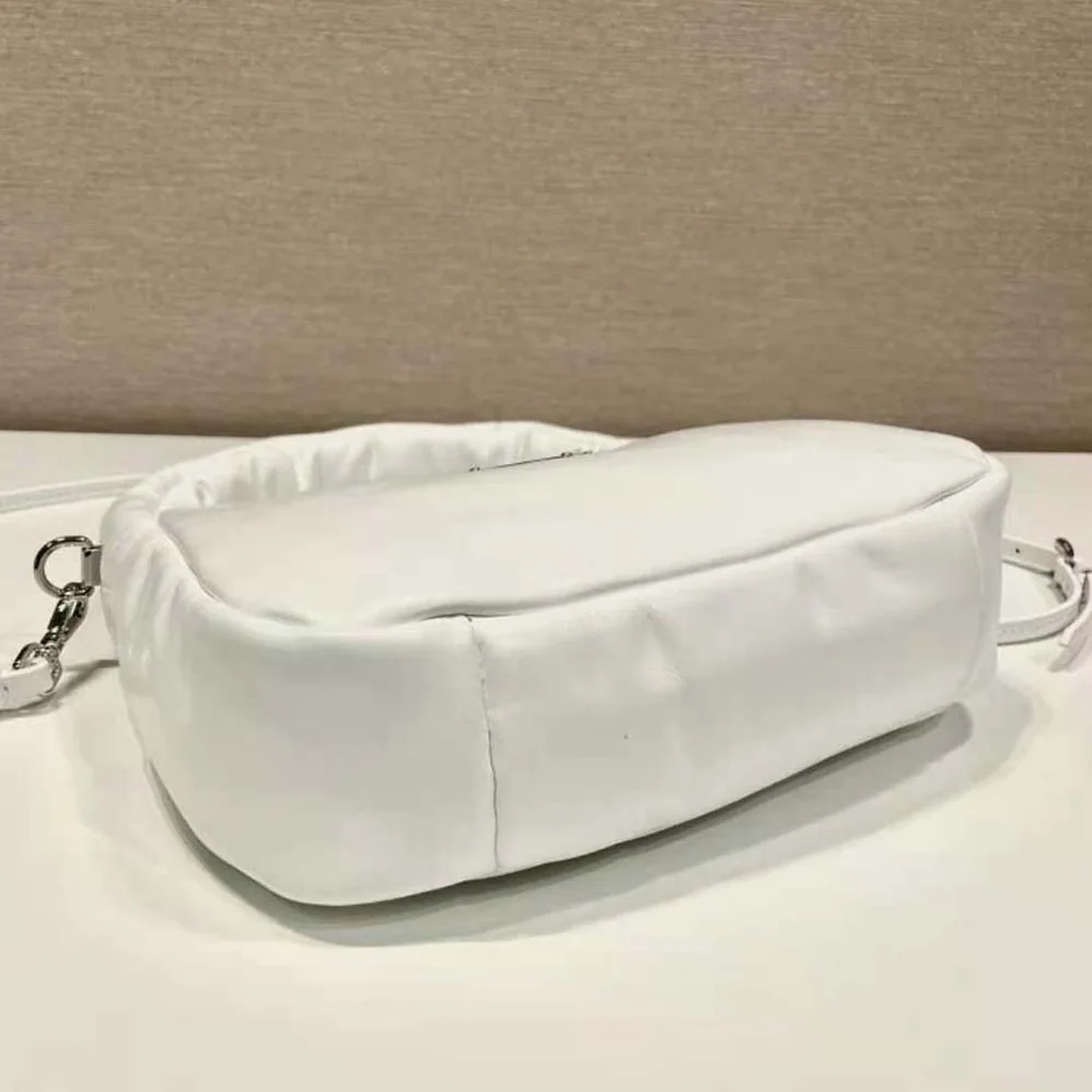 Prada Soft Padded Nappa Leather Mini-Bag for Women in White