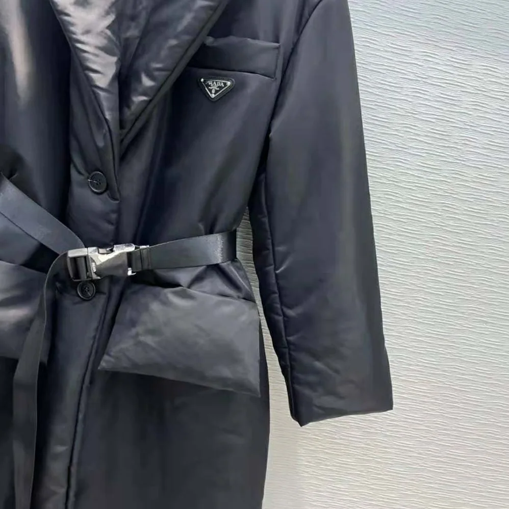 Prada Re-Nylon Down Coat Goose Down Padding for Women Prada Re-Nylon Down Coat Goose Down Padding for Women