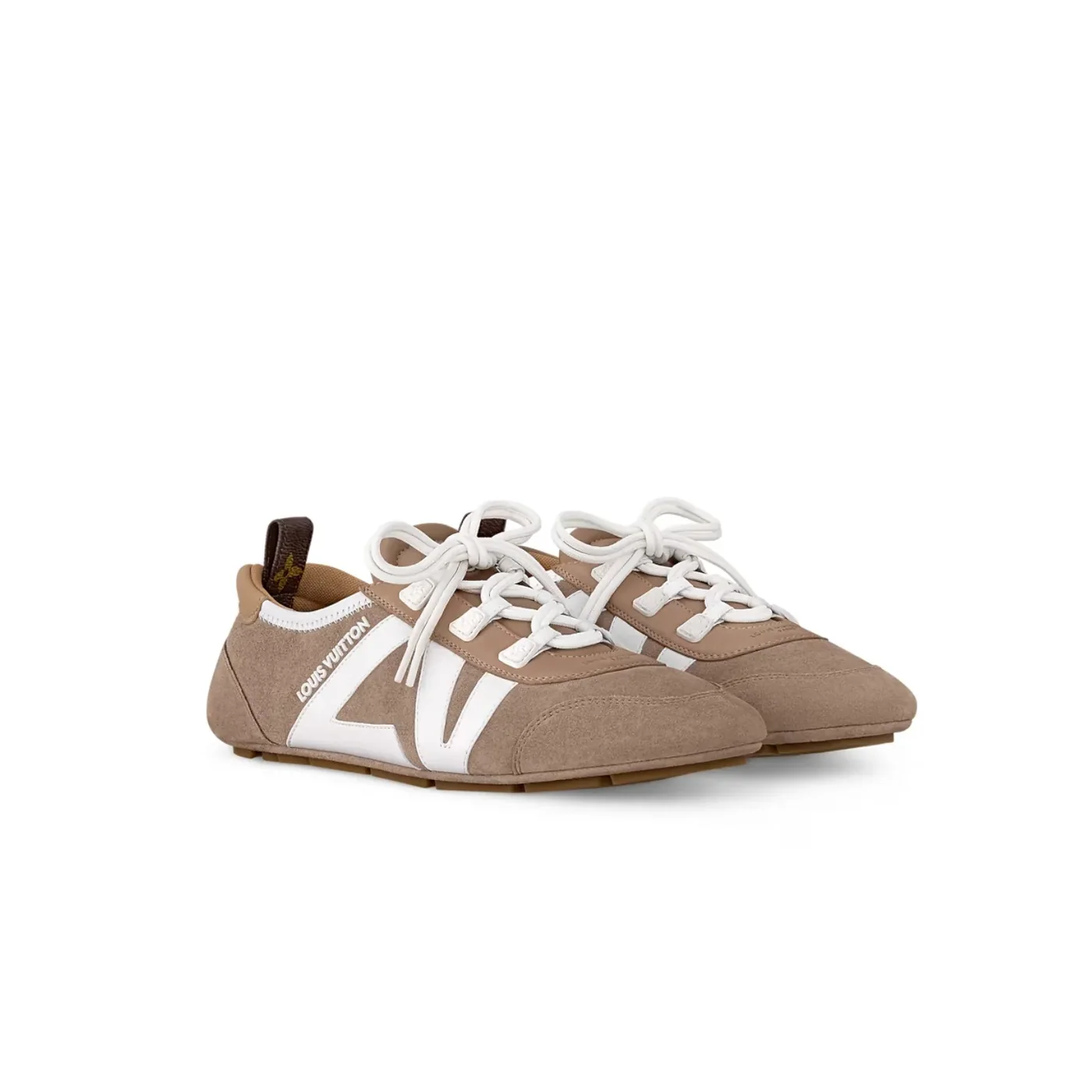 Louis Vuitton LV Sneakerina Hazelnut Brown 1AHNFA Louis Vuitton LV Sneakerina Hazelnut Brown 1AHNFA