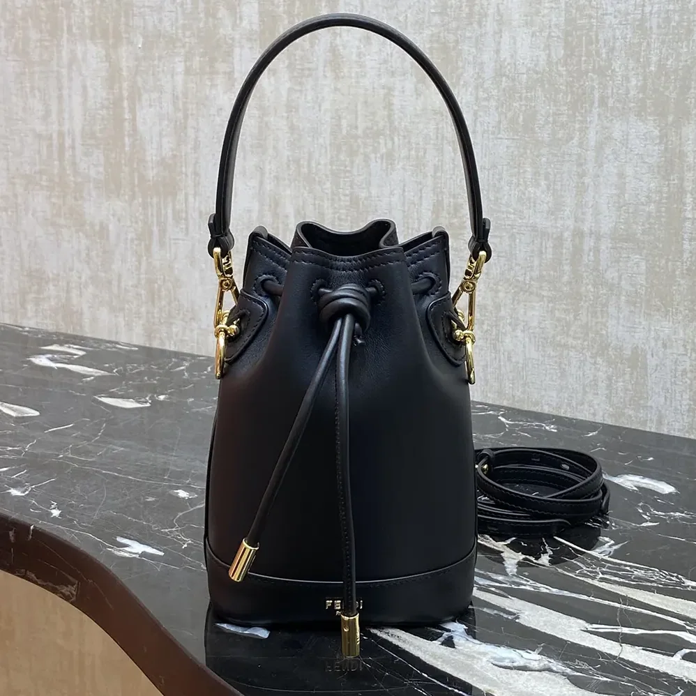 Fendi Mon Tresor Black Leather Mini for Women in bag Fendi Mon Tresor Black Leather Mini for Women in bag
