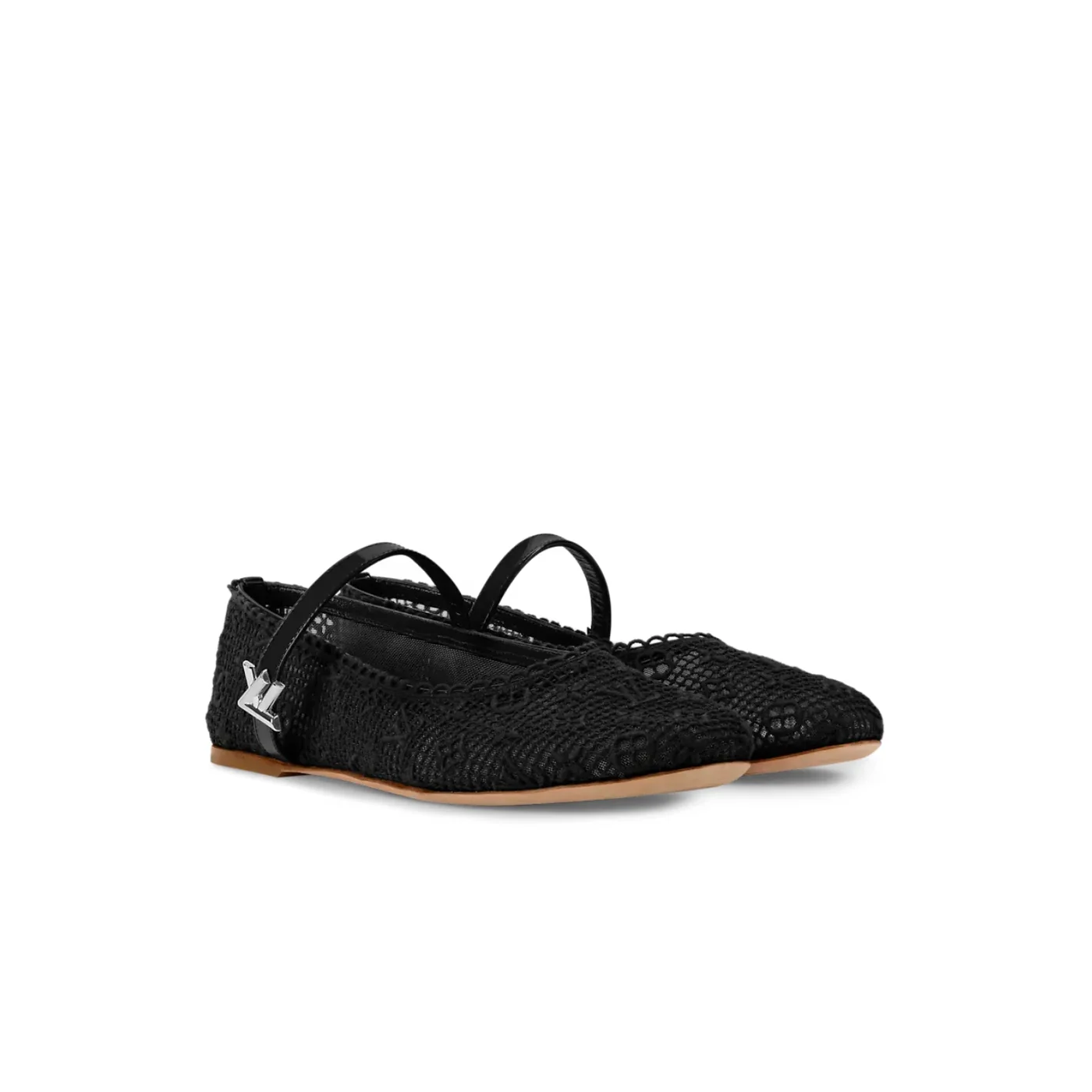 Louis Vuitton Romy Flat Ballerinas Noir 1AK24P Louis Vuitton Romy Flat Ballerinas Noir 1AK24P