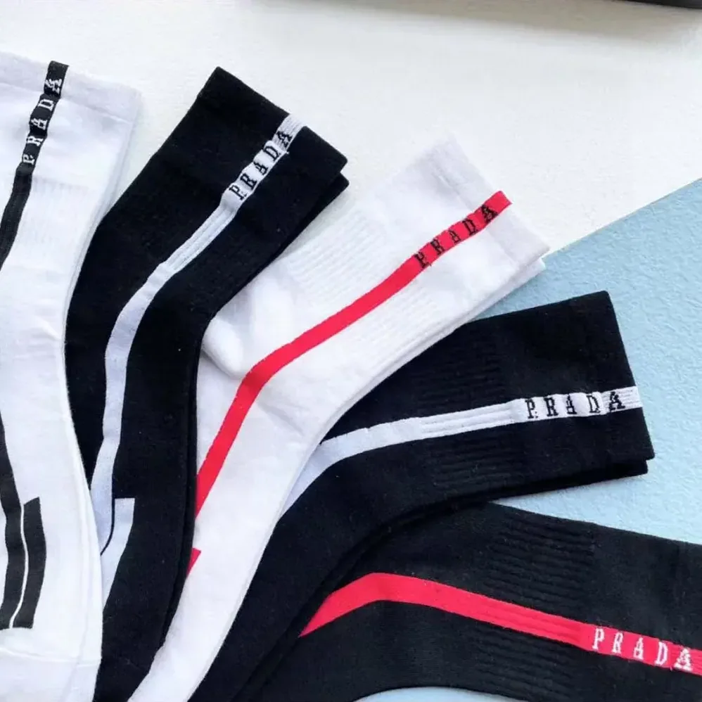 Prada Re-Nylon Knit Socks 5pcs for Unisex Prada Re-Nylon Knit Socks 5pcs for Unisex