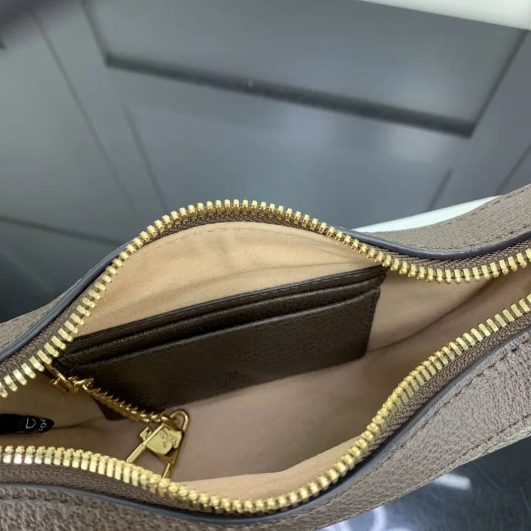 Gucci Ophidia GG Mini Bag Beige And Dusty Grey GG Supreme Canvas / Gucci Ophidia GG Mini Bag Beige And Dusty Grey GG Supreme Canvas /