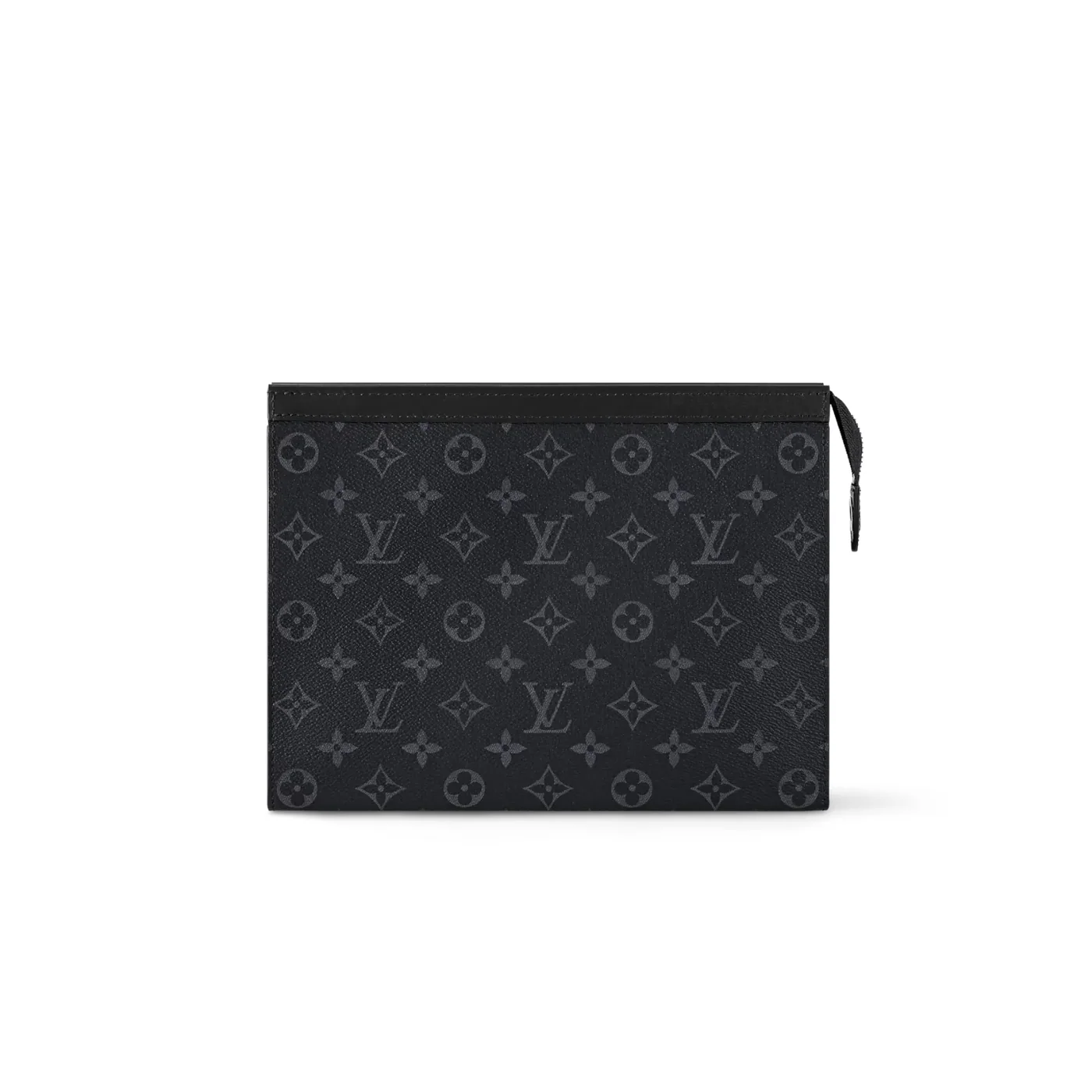Louis Vuitton Pochette Voyage MM Pouch / Black/ Grey Monogram Eclipse Silver Hardware Louis Vuitton Pochette Voyage MM Pouch / Black/ Grey Monogram Eclipse Silver Hardware