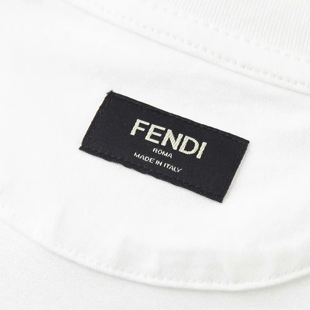 Fendi White Cotton T for Women in shirt