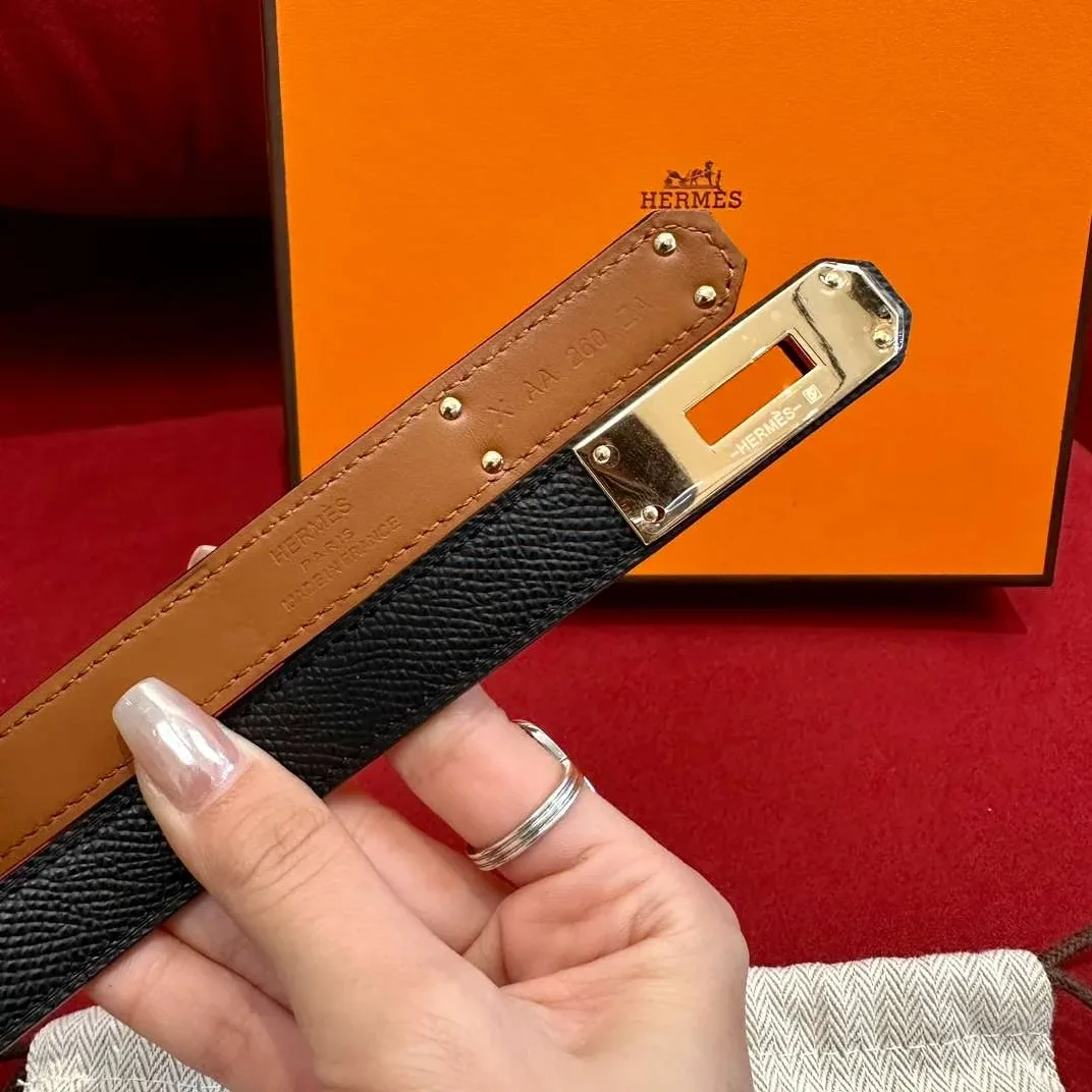 Hermes Kelly 18 Belt Black Hermes Kelly 18 Belt Black