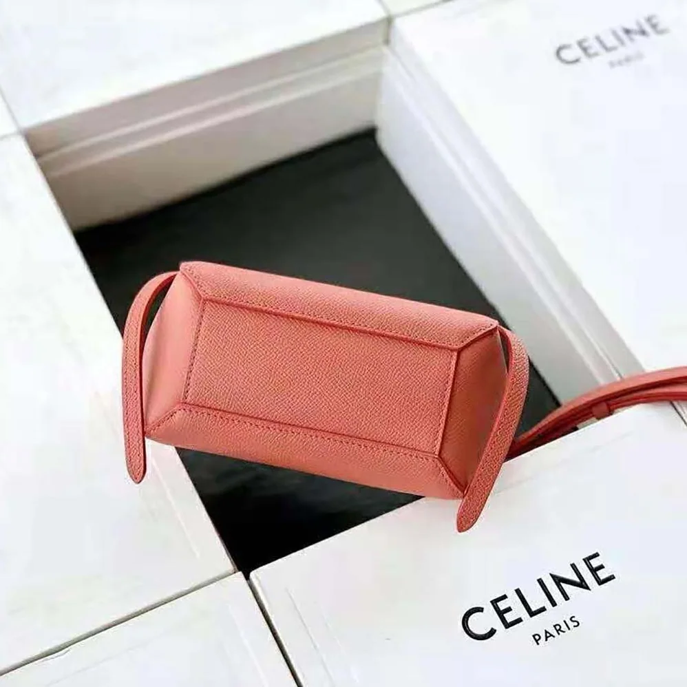 Celine Pico Belt Bag in Grained Calfskin Lychee for Women