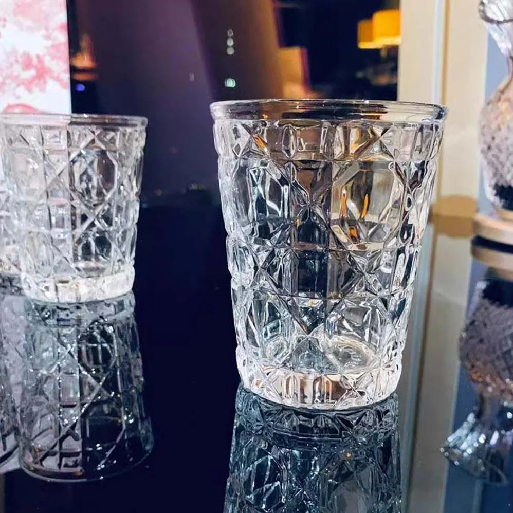 Dior Water Glass Transparent Cannage for Unisex Dior Water Glass Transparent Cannage for Unisex