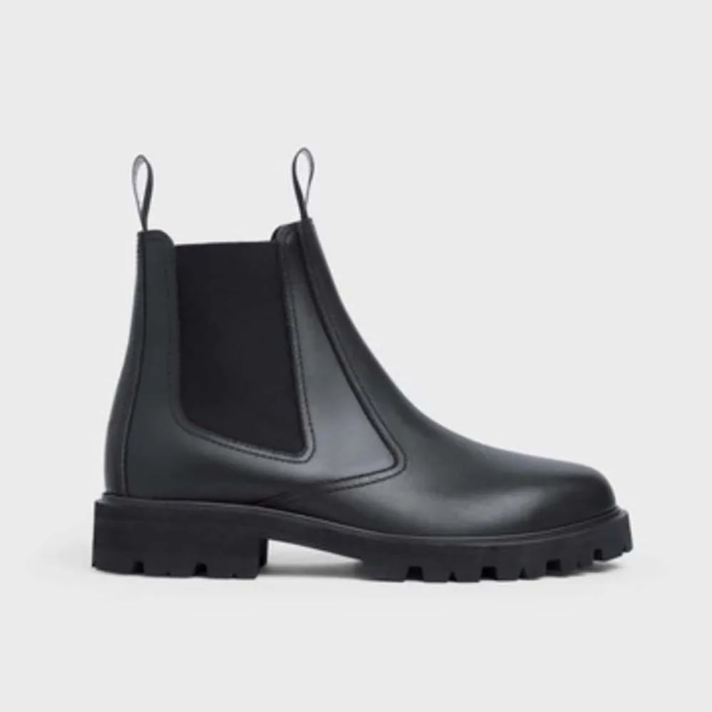 Celine Margaret Chelsea Boot in Shiny Bull for Men