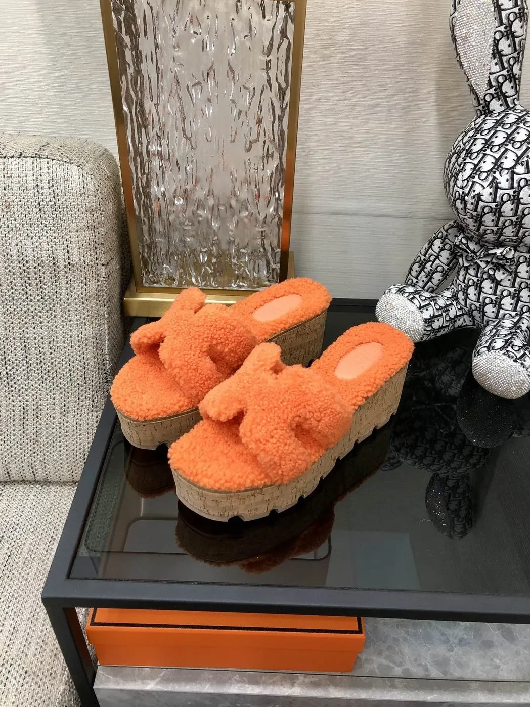 Hermes Figari Sandal Orange Hermes Figari Sandal Orange