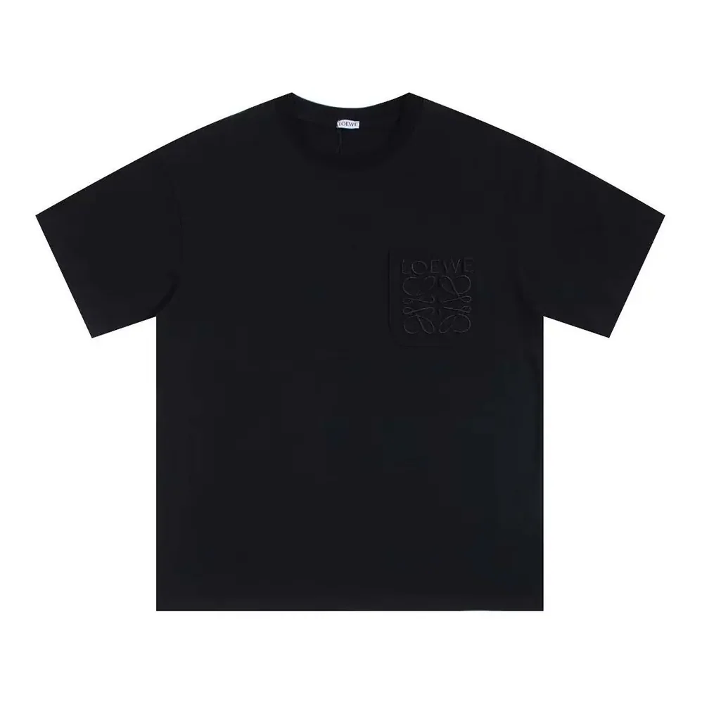 Loewe Relaxed Fit T-shirt in Cotton for Men in Black