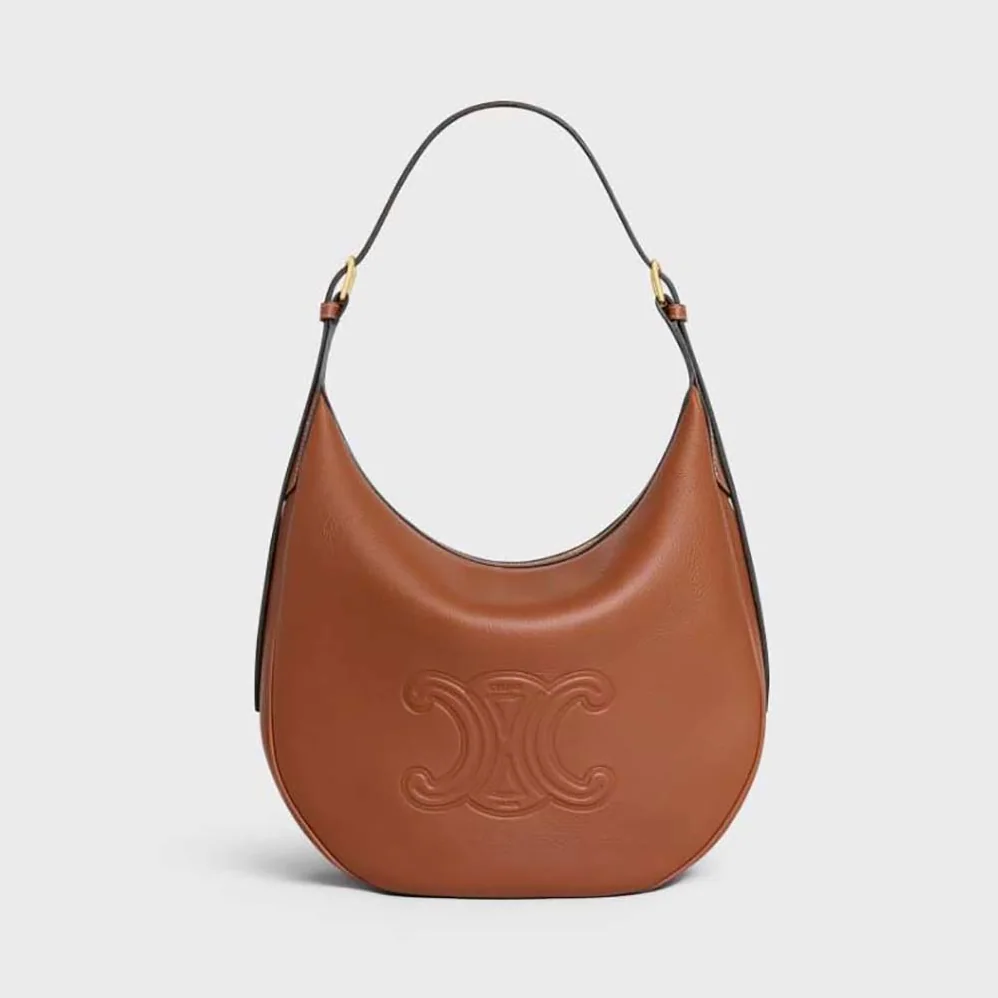 Celine Heloise Bag in Supple Calfskin for Women in Brown