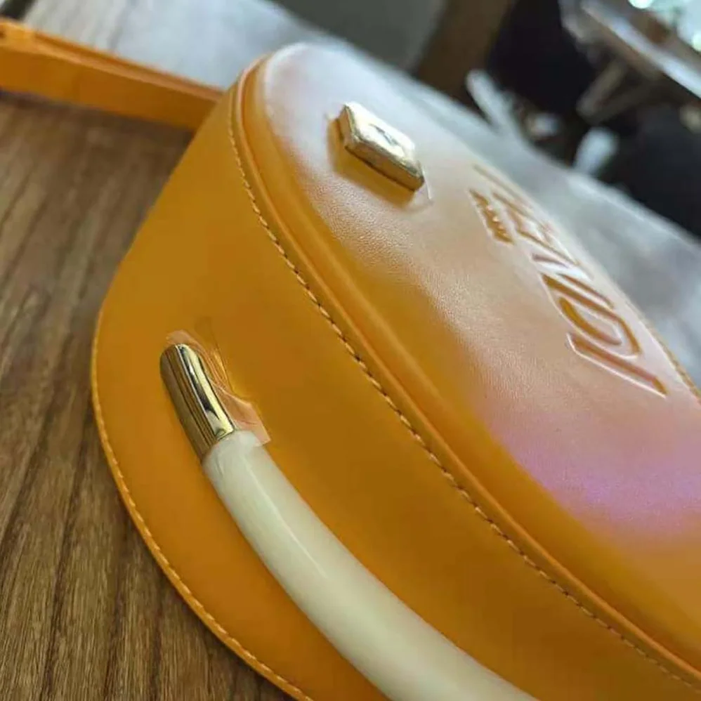 Fendi Moonlight Orange Leather Bag for Women