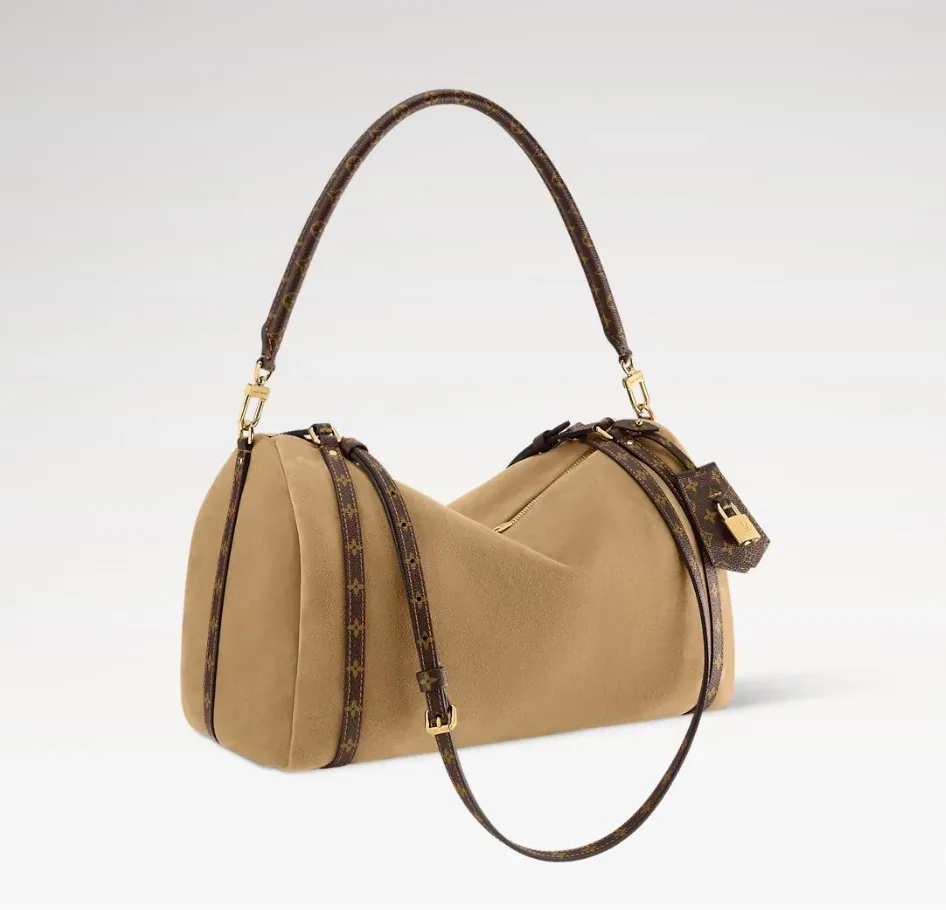 Louis Vuitton Express MM Shoulder Bag in Hazelnut Gold Hardware