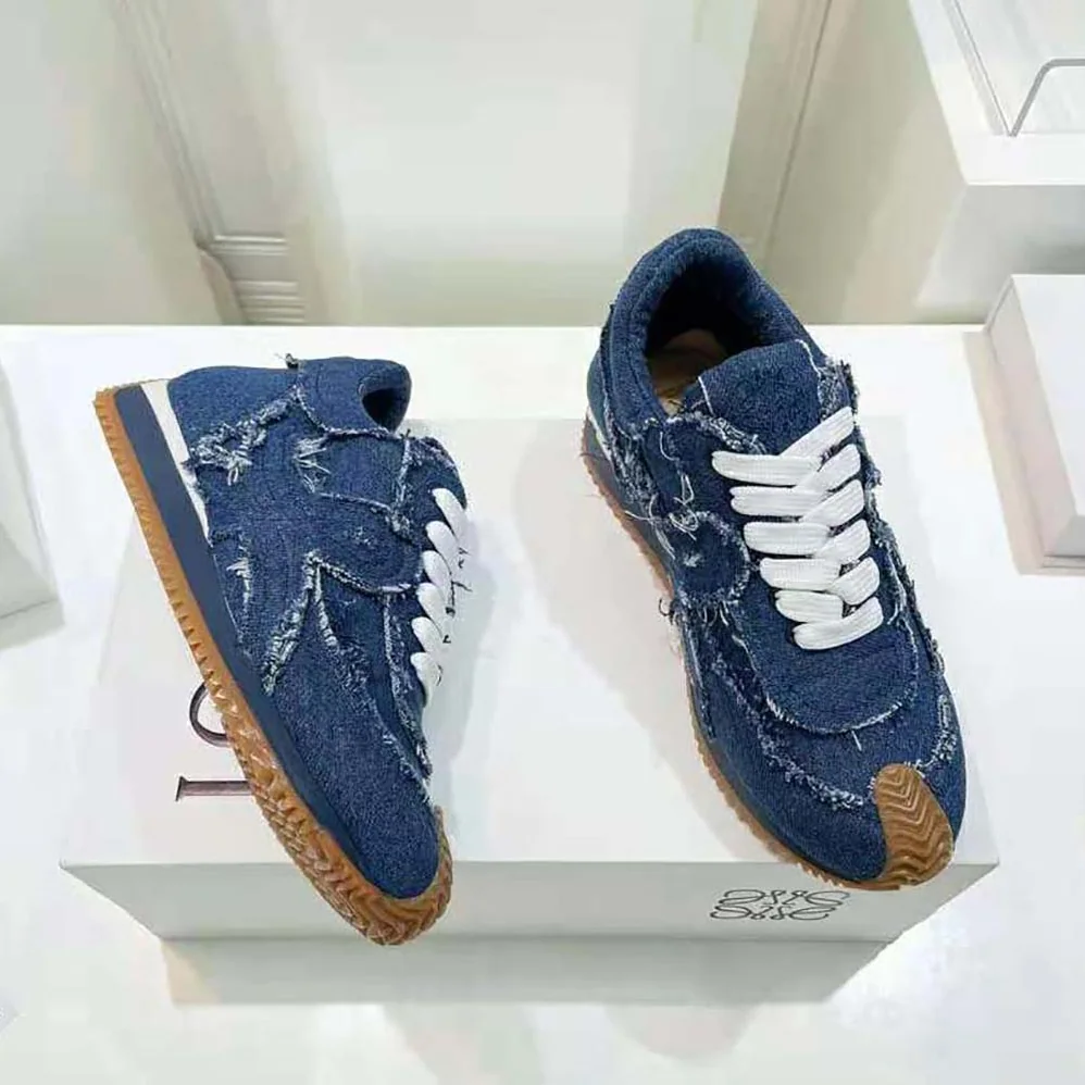 Loewe Flow Runner in Denim for Women in Blue