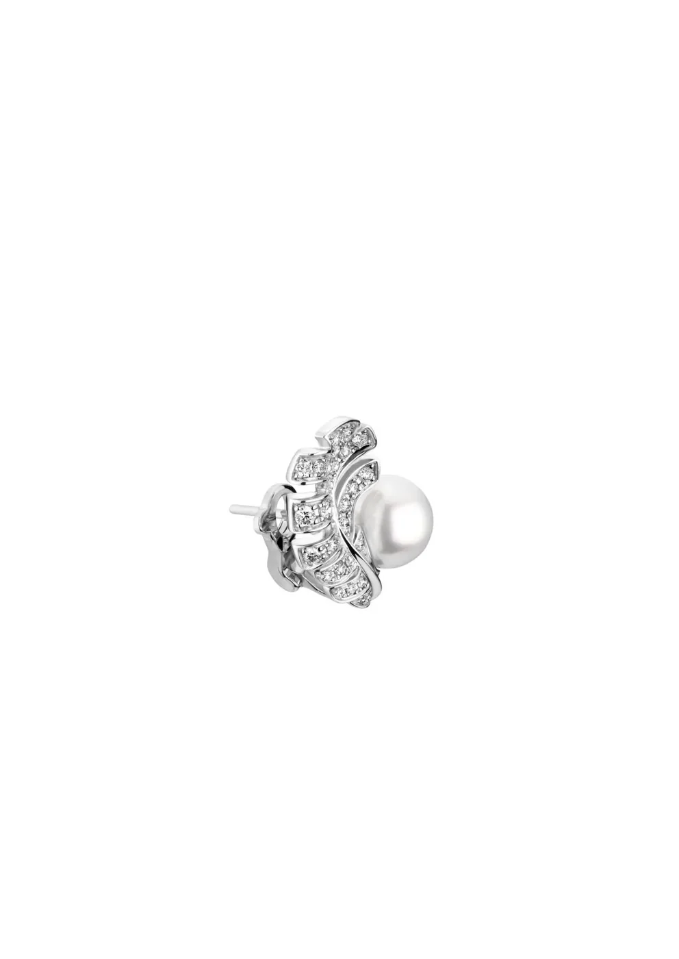 Plume De Chanel Earrings Silver