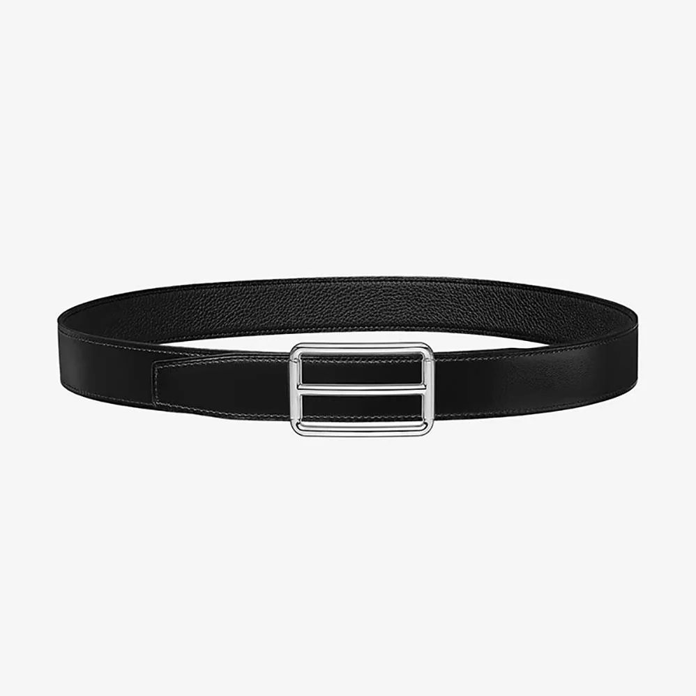 Hermes H Rouleau Belt Buckle & Reversible Leather Strap 32 mm for Men