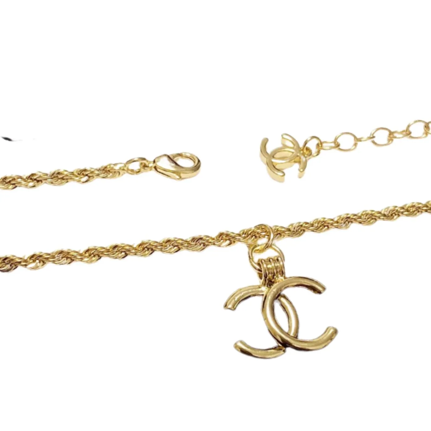 CC Necklace Gold CC Necklace Gold