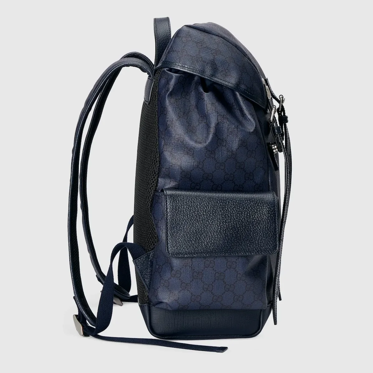 Gucci Ophidia Medium Backpack in Blue Palladium Hardware Gucci Ophidia Medium Backpack in Blue Palladium Hardware