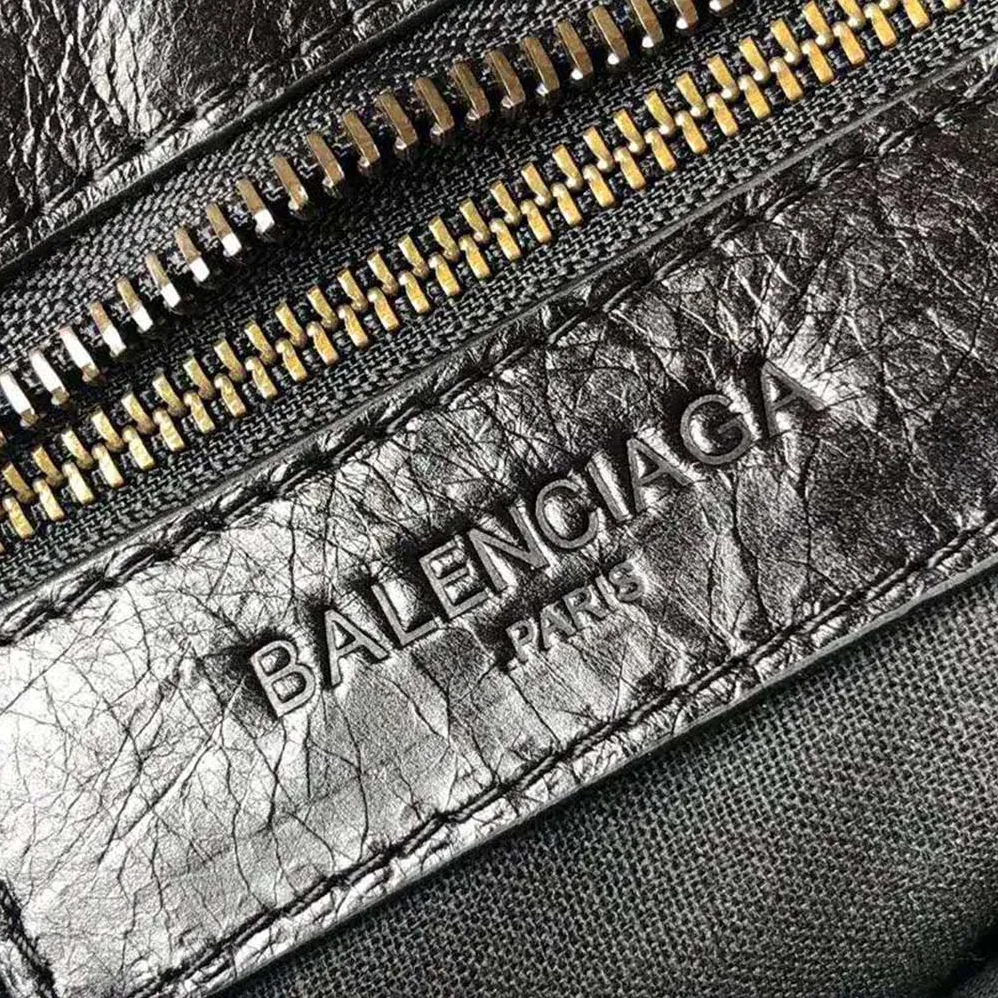 Balenciaga Classic City S Graffiti Small Lambskin Bag for Women in Blue Balenciaga Classic City S Graffiti Small Lambskin Bag for Women in Blue