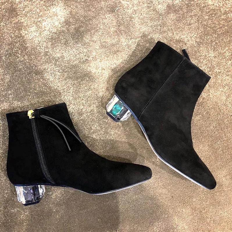 Stuart Weitzman Shoes The Dark Star Bootie 45mm Heel for Women in Black