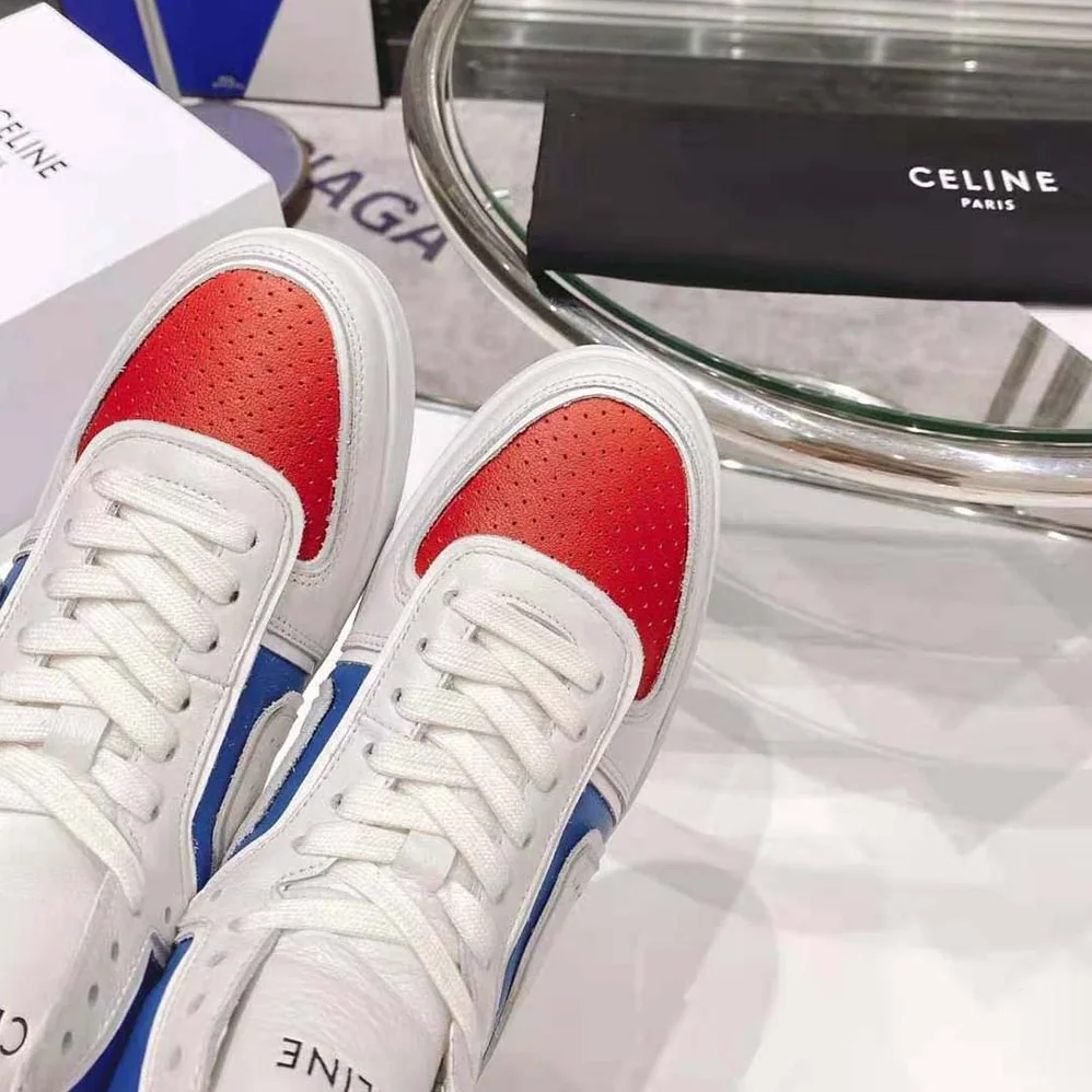 Celine Z Trainer CT-01 High Top Sneaker in Calfskin for Women in White Celine Z Trainer CT-01 High Top Sneaker in Calfskin for Women in White