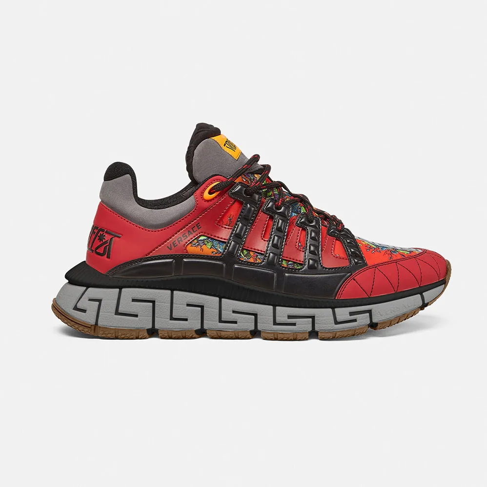 Versace Trigreca Coveted Sneaker Family for Women in Red Versace Trigreca Coveted Sneaker Family for Women in Red