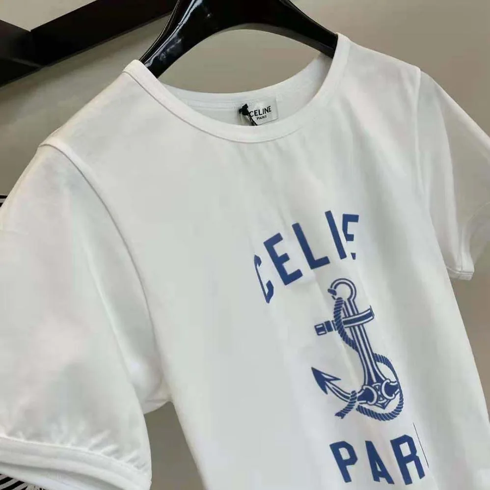 Celine 70'S Anchor T for Men in shirt in Cotton Jersey