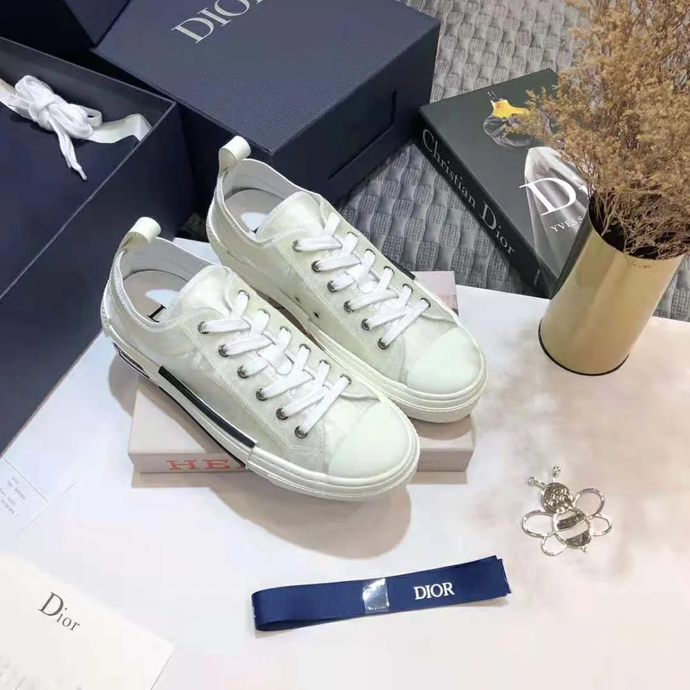 Dior B23 Low-Top Sneaker White Dior Oblique Canvas for Men Dior B23 Low-Top Sneaker White Dior Oblique Canvas for Men