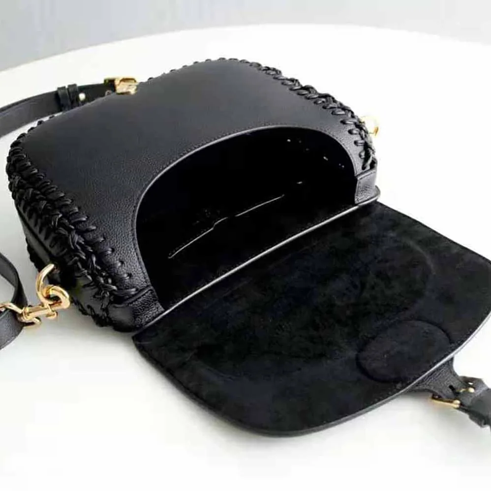 Dior Medium Dior Bobby Bag Grained Calfskin with Whipstitched Seams for Women in Black Dior Medium Dior Bobby Bag Grained Calfskin with Whipstitched Seams for Women in Black