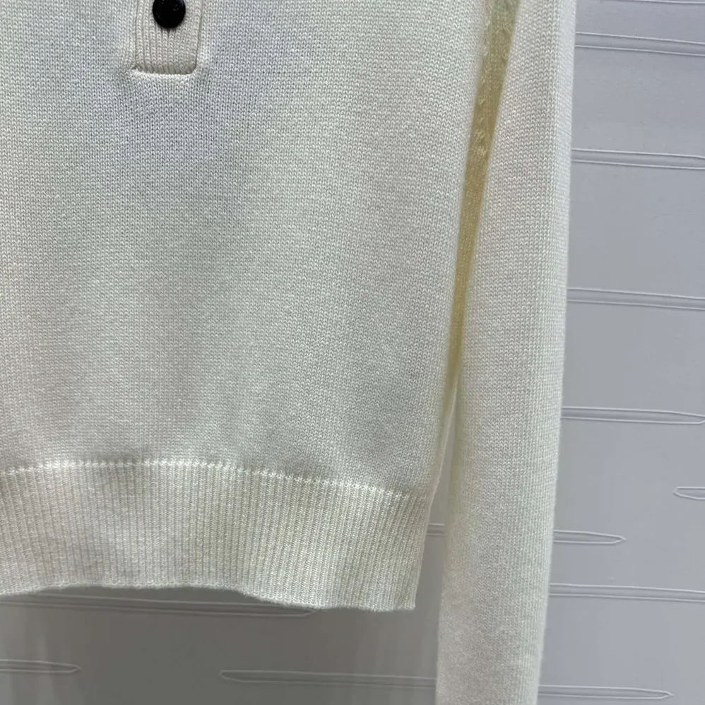 Dior DiorAlps Sweater White Wool and Cashmere Knit for Women