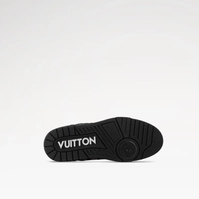 Louis Vuitton LV x TM LV Trainer Sneaker Black 1AGZE3 Louis Vuitton LV x TM LV Trainer Sneaker Black 1AGZE3