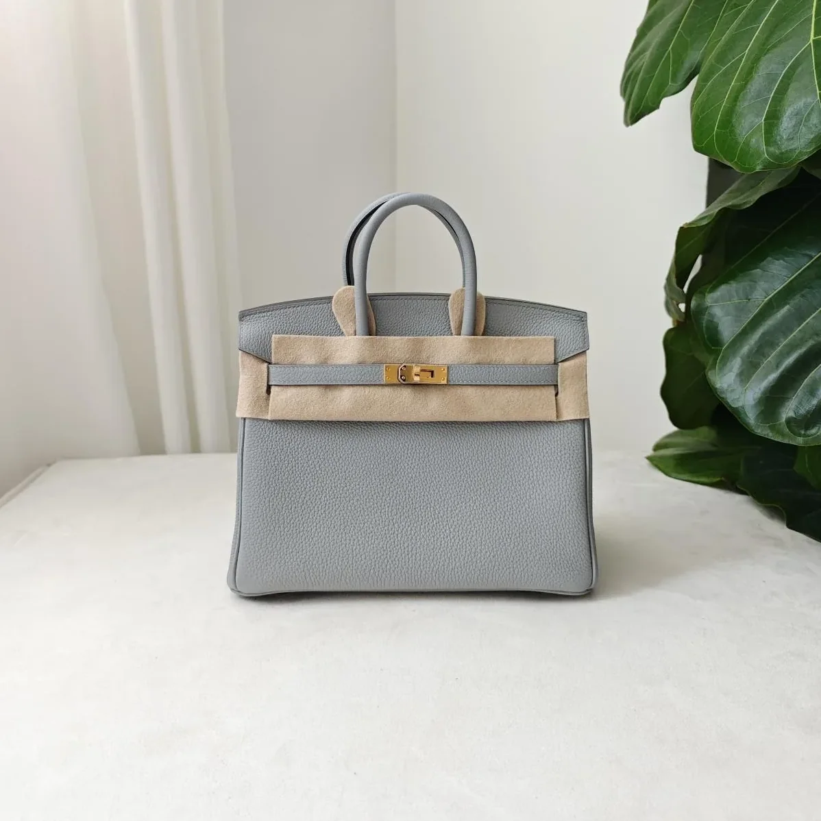 Hermes Birkin 25 Beton Togo Light Blue / Hermes Birkin 25 Beton Togo Light Blue /
