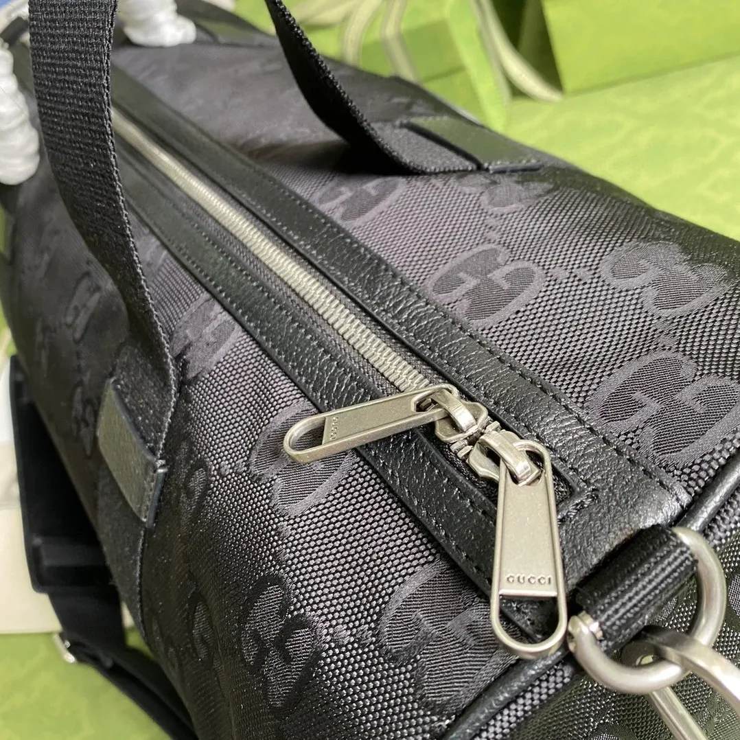 Gucci Off The Grid Duffle Bag Black GG Nylon / Gucci Off The Grid Duffle Bag Black GG Nylon /