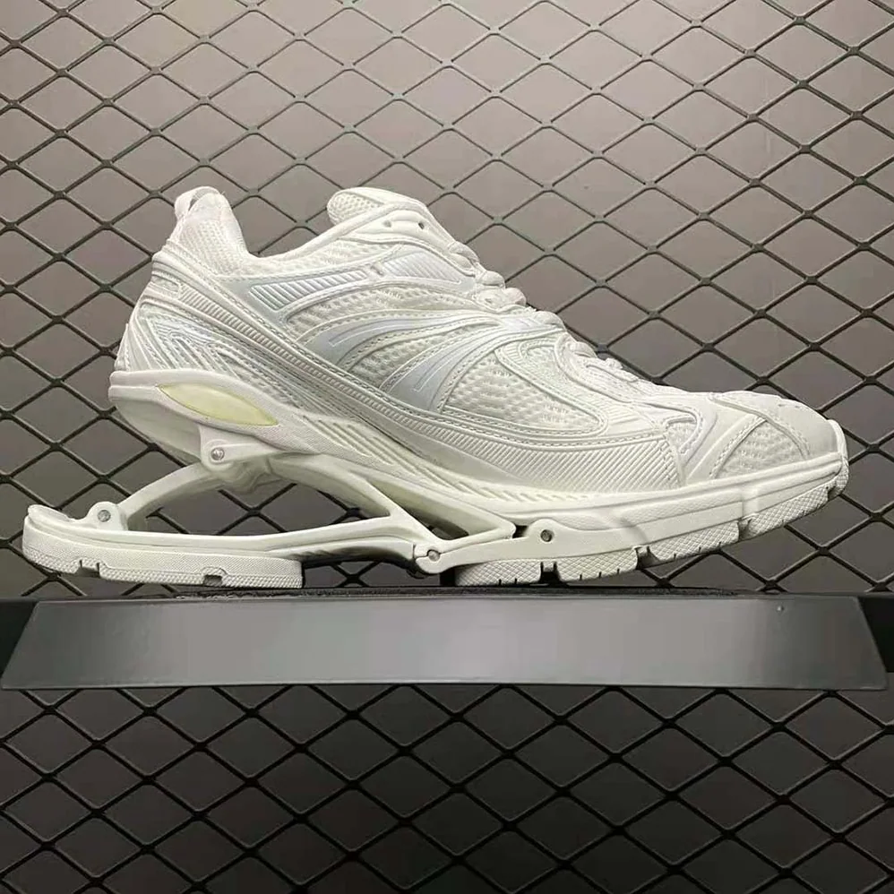 Balenciaga X-Pander Sneaker in White Mesh and Nylon for Women Balenciaga X-Pander Sneaker in White Mesh and Nylon for Women